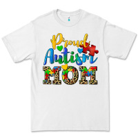 White proud autism mom Premium Tee - CowGirlArtShop