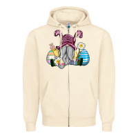 Sandshell easter gnome with eggs Zipper Hoodie - AdoDesignShop