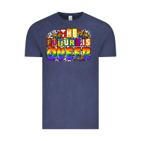 Vintage Denim the future is queer Vintage Tee - FaDigitalArtStudio
