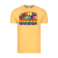 Vintage Mustard the future is queer Vintage Tee - FaDigitalArtStudio