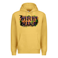 Antique Gold witchy mama Premium Hoodie - RacoonDesign