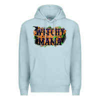 Blue Mist witchy mama Premium Hoodie - RacoonDesign