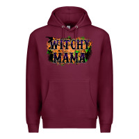 Burgundy witchy mama Premium Hoodie - RacoonDesign