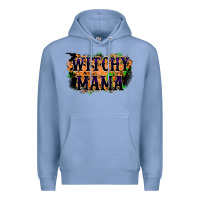 Colony Blue witchy mama Premium Hoodie - RacoonDesign