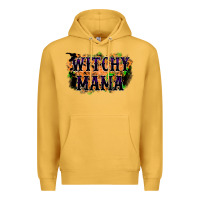Mustard witchy mama Premium Hoodie - RacoonDesign