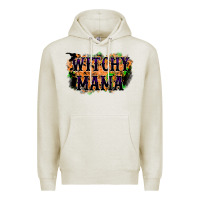 Oatmeal Heather witchy mama Premium Hoodie - RacoonDesign