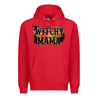 Red witchy mama Premium Hoodie - RacoonDesign