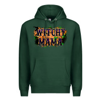 Sports Green witchy mama Premium Hoodie - RacoonDesign