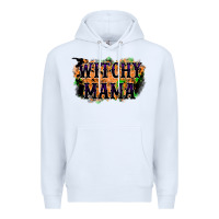 White witchy mama Premium Hoodie - RacoonDesign
