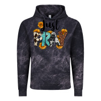 Cloud Black Just Pray Vintage Hoodie - FaDigitalArtStudio