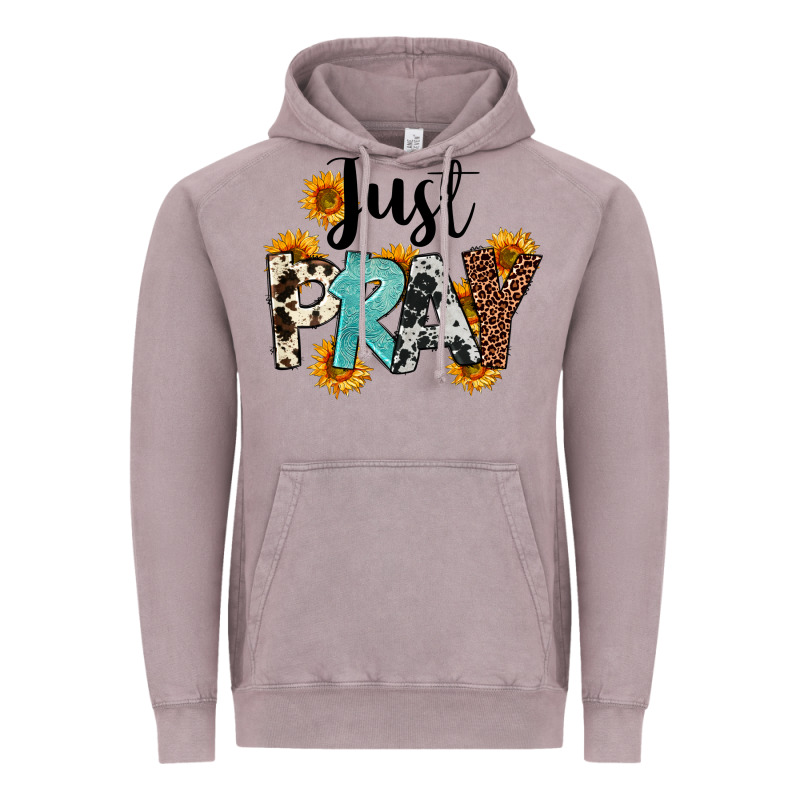 Just Pray Vintage Hoodie by FaDigitalArtStudio | Teevron