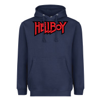 Navy Hellboy Heavyweight Hoodie - baoMotion