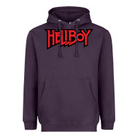 Plum Hellboy Heavyweight Hoodie - baoMotion