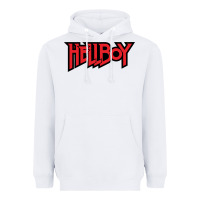White Hellboy Heavyweight Hoodie - baoMotion