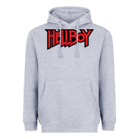 Heather Grey Hellboy Heavyweight Hoodie - baoMotion