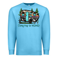 Ocean Blue camping is intents Premium Sweatshirt - JahusDesignShop
