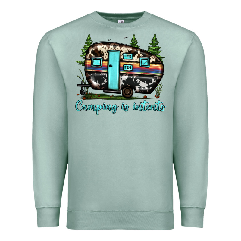 Camping Is Intents Premium Sweatshirt by JahusDesignShop | Teevron