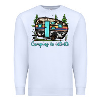 White camping is intents Premium Sweatshirt - JahusDesignShop