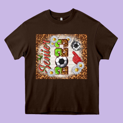 Senior 2023 Soccer Heavy Core Tee Designed By Tumblerdesignbyshophia