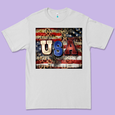 Usa Premium Tee Designed By Cowgirlartshop