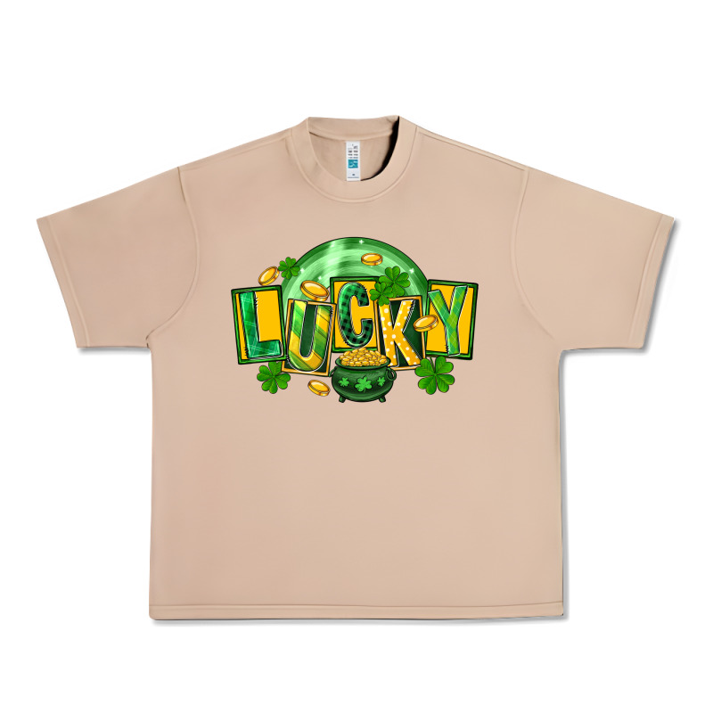 St. Patrick's Day Lucky Urban Heavy Tee by FaDigitalArtStudio | Teevron