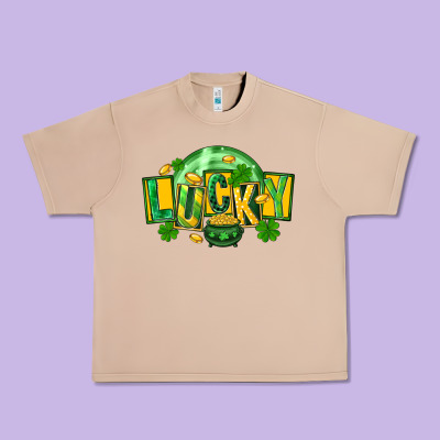 St. Patrick's Day Lucky Urban Heavy Tee Designed By Fadigitalartstudio