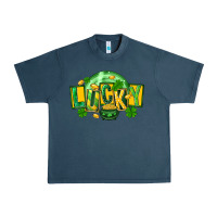 Midnight Navy St. Patrick's Day lucky Urban Heavy Tee - FaDigitalArtStudio