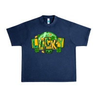 Navy St. Patrick's Day lucky Urban Heavy Tee - FaDigitalArtStudio