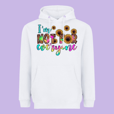 I'm Not For Everyone Heavyweight Hoodie Designed By Jahusdesignshop