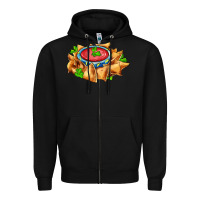 Black nacho Zipper Hoodie - AdoDesignShop