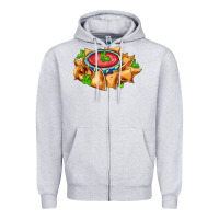 Heather Grey nacho Zipper Hoodie - AdoDesignShop