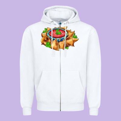 Nacho Zipper Hoodie Designed By Adodesignshop