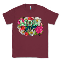 Burgundy Mom life Classic Tee - CowGirlArtShop