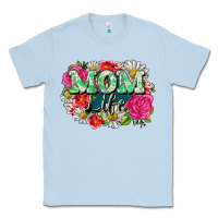 Dusty Blue Mom life Classic Tee - CowGirlArtShop