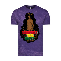 Cloud Purple Remember your roots Vintage Tee - FaDigitalArtStudio