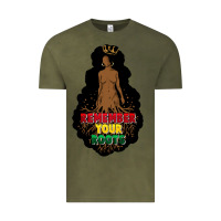 Vintage Olive Remember your roots Vintage Tee - FaDigitalArtStudio