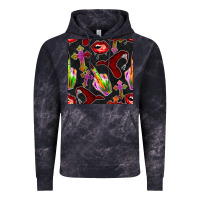 Cloud Black halloween bad witch seamless pattern Vintage Hoodie - BundleAndBundleShop