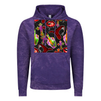 Cloud Purple halloween bad witch seamless pattern Vintage Hoodie - BundleAndBundleShop