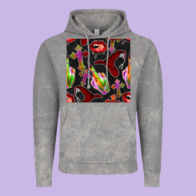 Halloween Bad Witch Seamless Pattern Vintage Hoodie Designed By Bundleandbundleshop