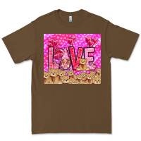 Cacao Love gnome with bear tumbler Valentine's Day Premium Tee - HowdyJamesFarm