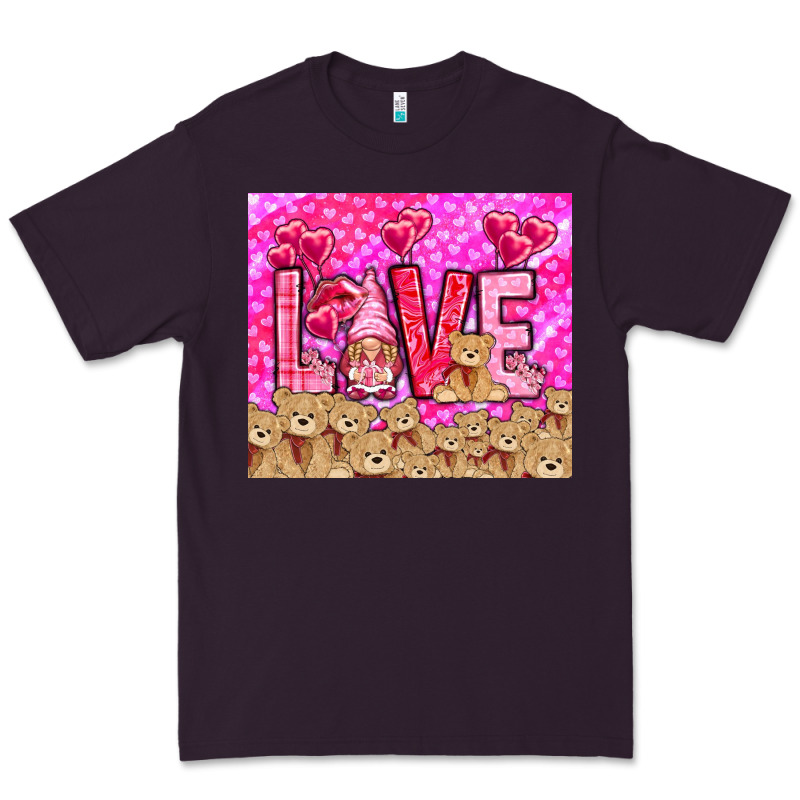 Love Gnome With Bear Tumbler Valentine's Day Premium Tee by HowdyJamesFarm | Teevron