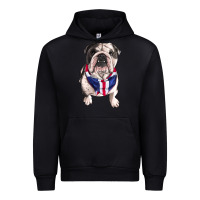 Black English Dog Urban Hoodie - RanaPortraitStore