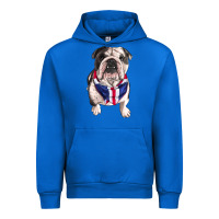 Cobalt English Dog Urban Hoodie - RanaPortraitStore