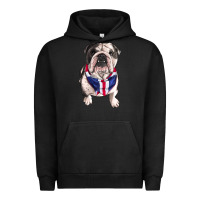 Pigment Black English Dog Urban Hoodie - RanaPortraitStore