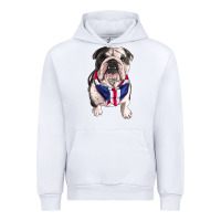 White English Dog Urban Hoodie - RanaPortraitStore