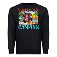 Black summer camping Premium Sweatshirt - JahusDesignShop
