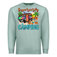 Seafoam summer camping Premium Sweatshirt - JahusDesignShop