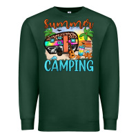 Sports Green summer camping Premium Sweatshirt - JahusDesignShop
