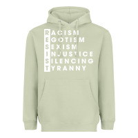 Matcha resist   political resistance Heavyweight Hoodie - baoMotion