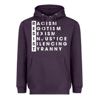 Plum resist   political resistance Heavyweight Hoodie - baoMotion